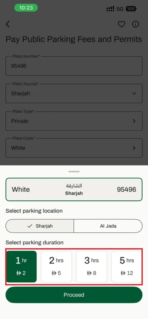 Pay parking online